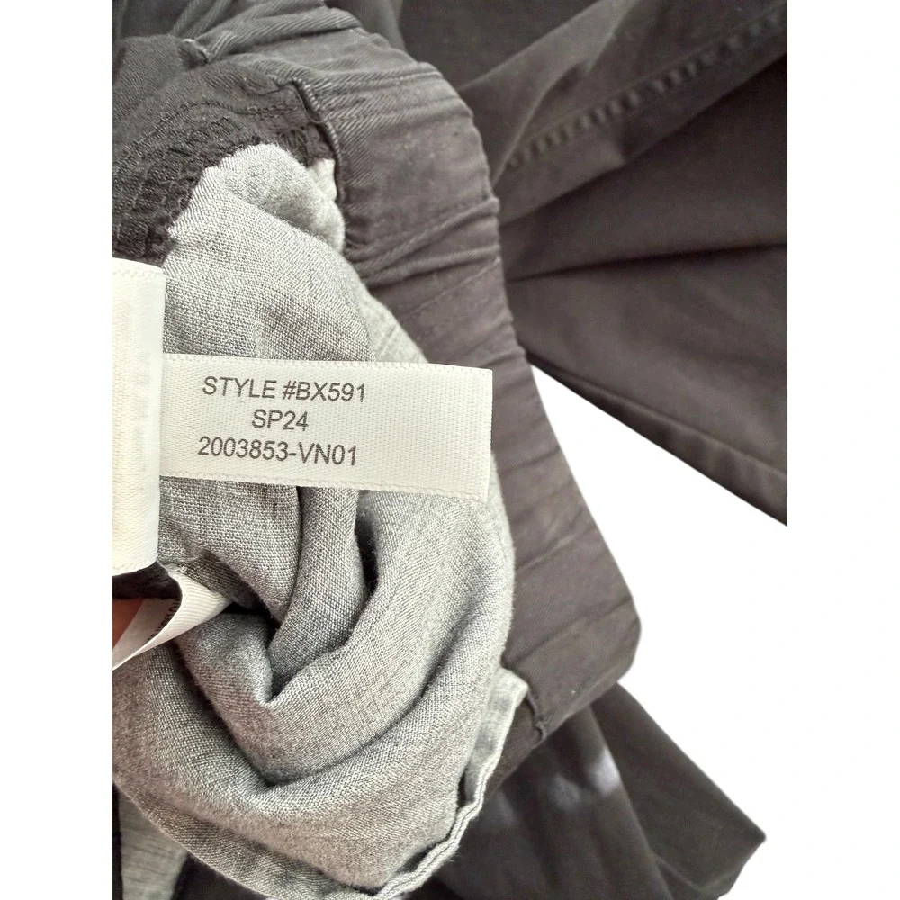 J.Crew Astrid Chino Pant Black Plus Pull On Stretch Casual Wide Leg‎ Size 2X